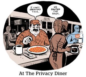 Comic: At the privacy diner
