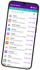 Mode Mobile's Earn app